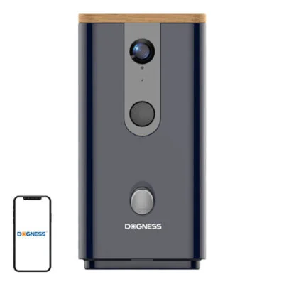 Dogness T03 pametni dozator poslastica s kamerom, crni