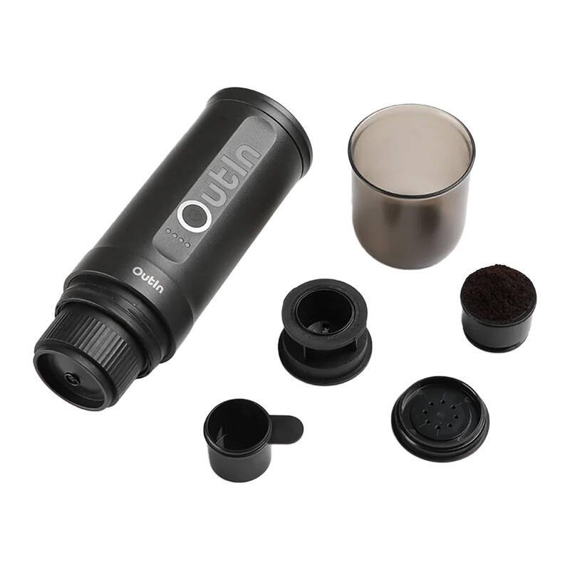 Outin Nano 7500mAh prijenosni aparat za kavu sivi + zaštitna torbica - Slika 3