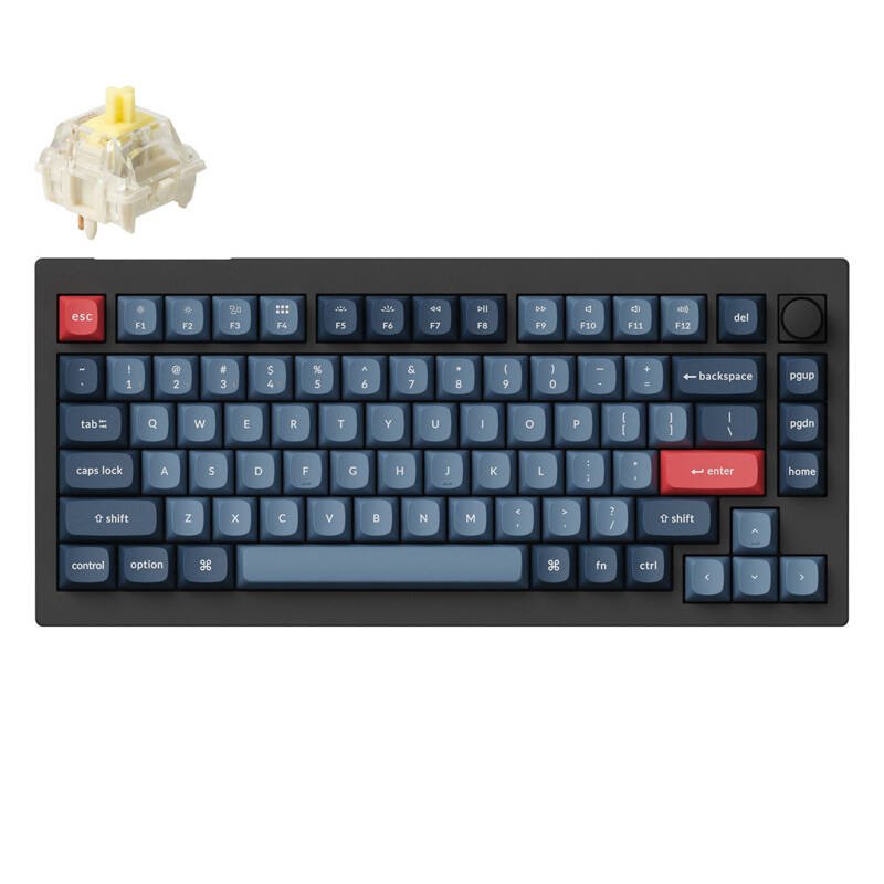 Keychron V1 Max RGB bežična mehanička tipkovnica, UK layout - Slika 2