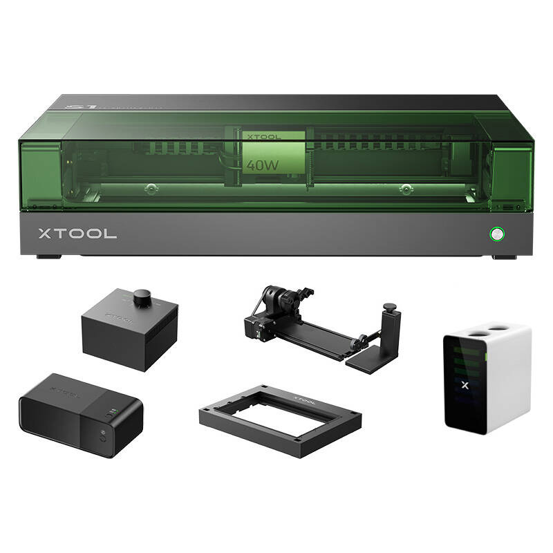 xTool 2-u-1 S1 40W laserski rezač i gravirni stroj – All-in-One Kit - Slika 2