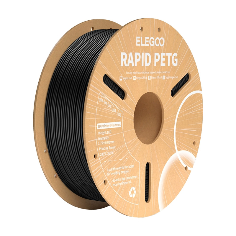 ELEGOO Rapid PETG filament crni