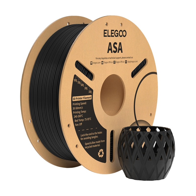 ELEGOO ASA filament crni - Slika 2