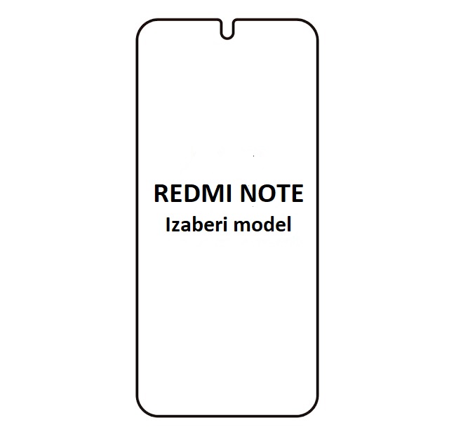 REDMI NOTE SVI MODELI HYDROGEL ZAŠTITNA FOLIJA