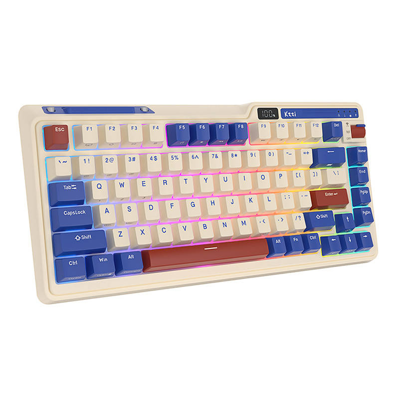 Royal Kludge KZZI K75 pro RGB Moment Switch mehanička tipkovnica retro-plava, UK layout - Slika 5