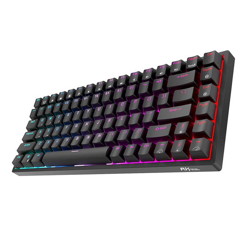Royal Kludge RK84 RGB bežična mehanička tipkovnica, crveni prekidači, crna, UK layout - Slika 3