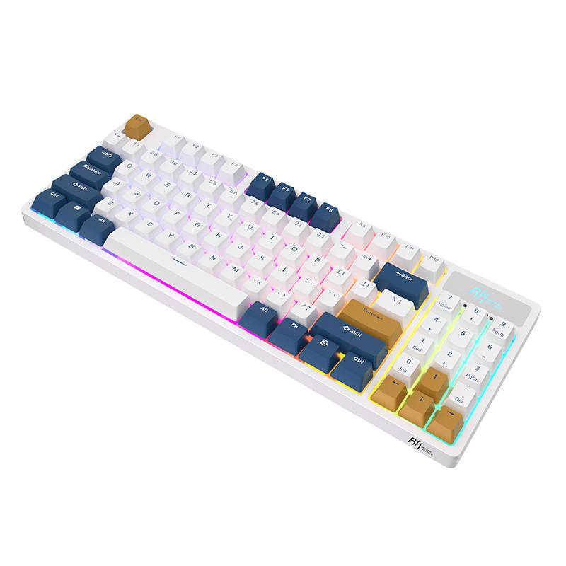 Royal Kludge RK89 RGB mehanička tipkovnica, Lemon prekidači, bijela, UK layout - Slika 5