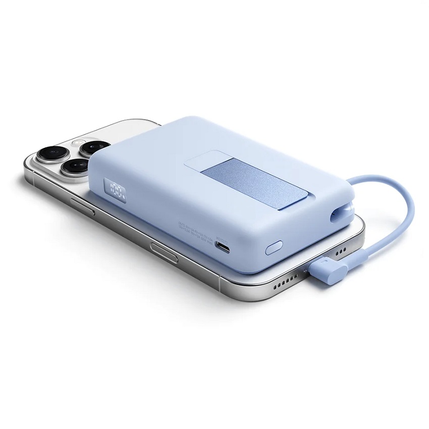 Xiaomi 33W Magnetic Power Bank 10000 mAh with Built-in Stand (Blue) - Prijenosni punjač - Slika 3