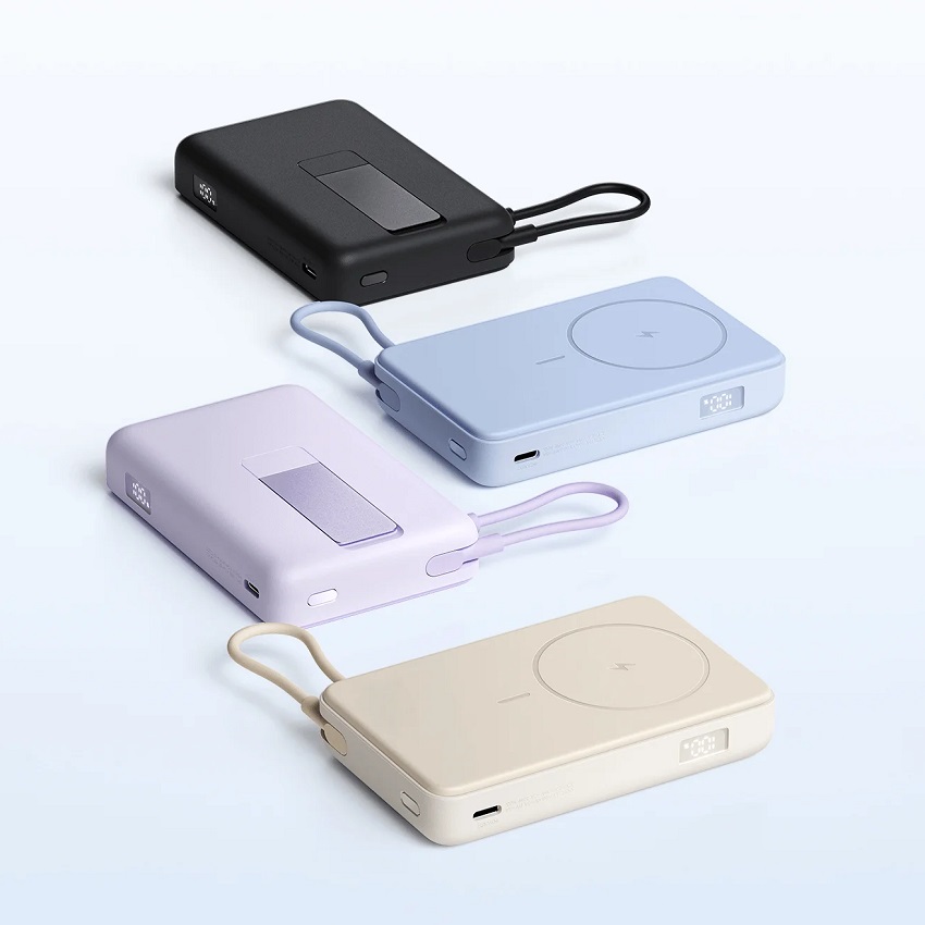 Xiaomi 33W Magnetic Power Bank 10000 mAh with Built-in Stand (Gray) - Prijenosni punjač - Slika 3