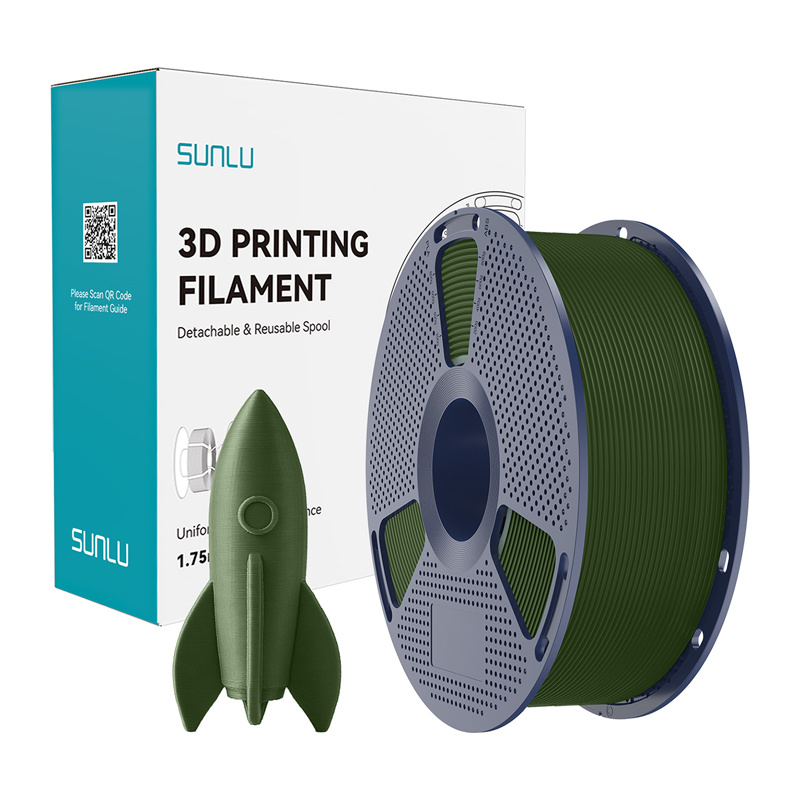 Sunlu visok brzi PLA filament (maslina)