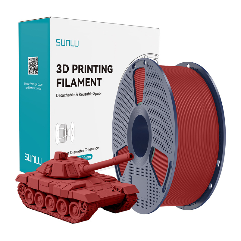 Sunlu PLA+ visok brzi crveni filament