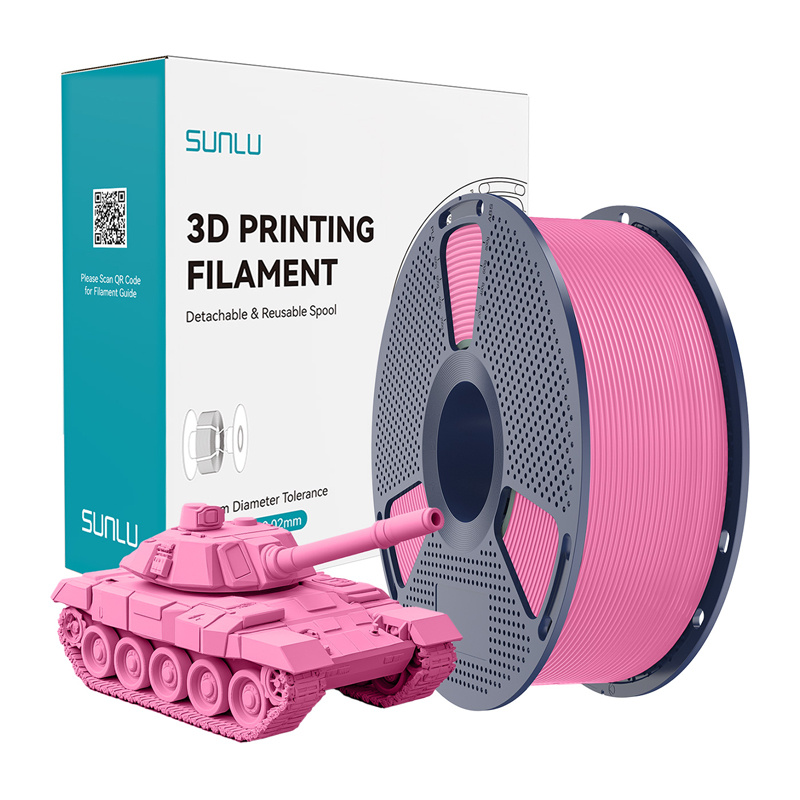 Sunlu PLA+ visok brzi ružičasti filament
