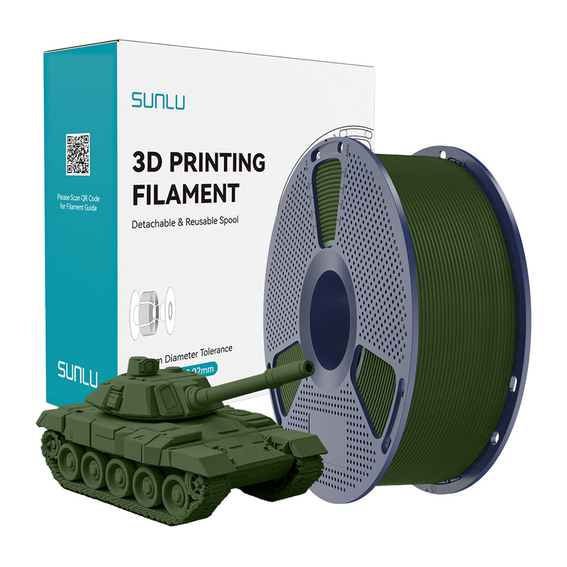 Sunlu PLA+ visok brzi maslinasti filament