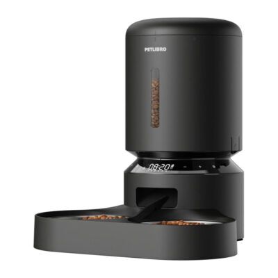 Alternative view of PETLIBRO Granary 5L automatski dozator hrane za kućne ljubimce s dvostrukom posudom crna