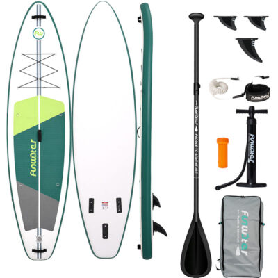 FunWater SUP daska na napuhavanje SUPFW69A 3,35 m (zeleno-bijela)