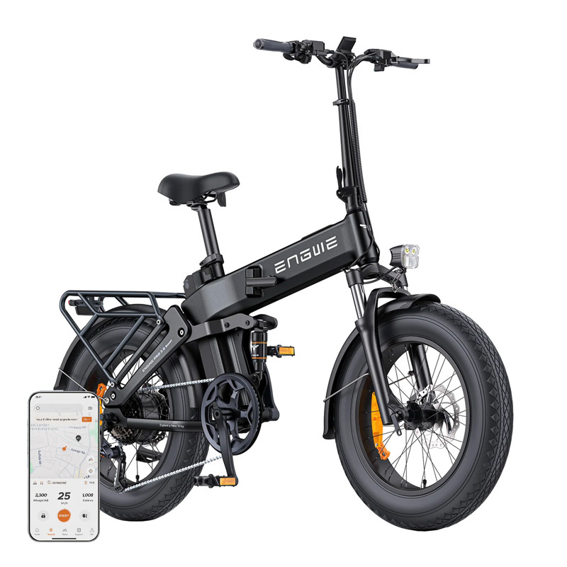 ENGWE PRO 3.0 BOOST 250W 20" Električni bicikl (Crni)