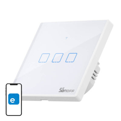 Sonoff pametni prekidač WiFi + RF 433 T2 EU TX (3-kanalni) ažuriran