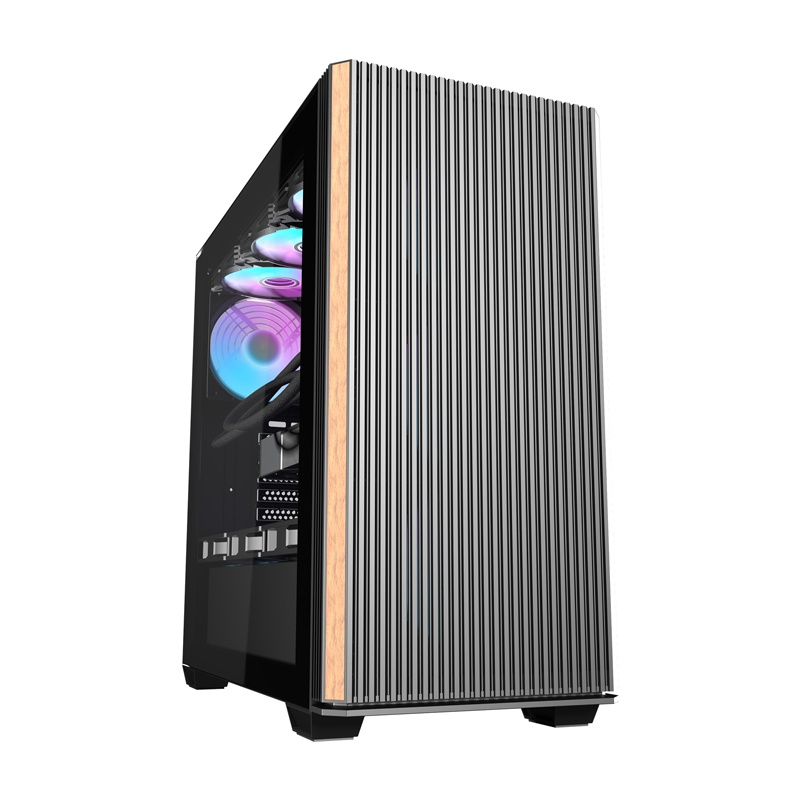 Darkflash DS900WS kućište za računalo (crno) + 4 ventilatora - Slika 2
