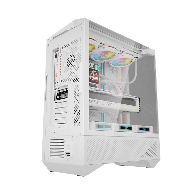 Darkflash DY460 kućište za računalo (bijelo) + 4 ARGB ventilatora - Slika 7