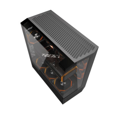 Alternative view of Darkflash DY460 kućište za računalo (Crno) + 4 ARGB ventilatora