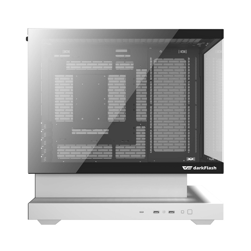 Darkflash F1 kućište za računalo (bijelo) + 6 ARGB ventilatora - Slika 2