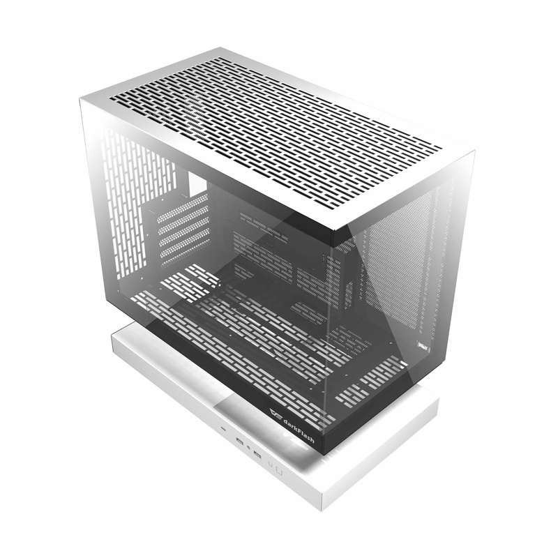 Darkflash F1 kućište za računalo (bijelo) + 6 ARGB ventilatora - Slika 6