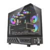 DarkFlash DS950V kućište za računalo s ekranom (crno) + 6 ventilatora