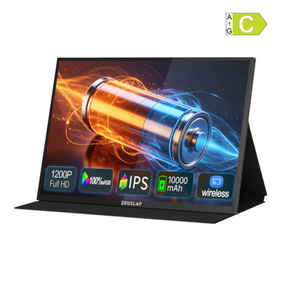 ZEUSLAP P16BT prijenosni monitor s 16-inčnim zaslonom osjetljivim na dodir