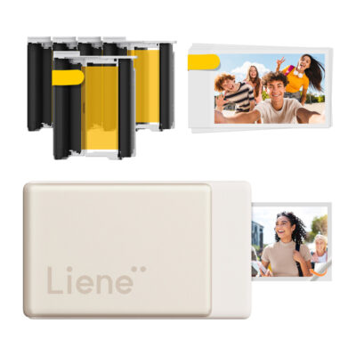 Liene Pearl N200 Pro 2x3" prijenosni foto pisač – komplet, zlatni