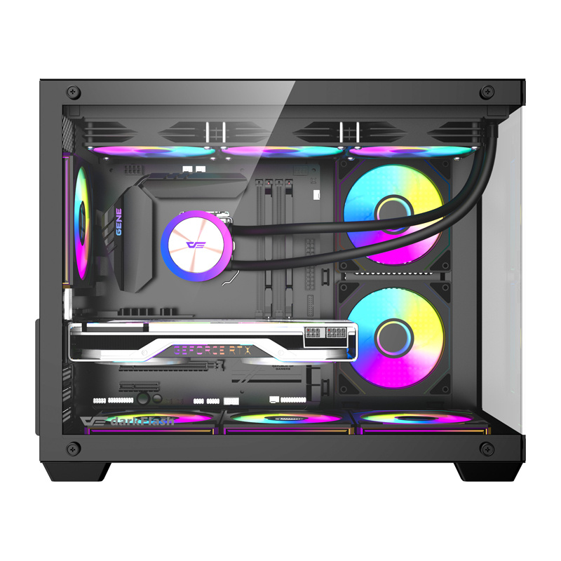 DarkFlash B275 PRO kućište za računalo (crno) + 6 ventilatora - Slika 4