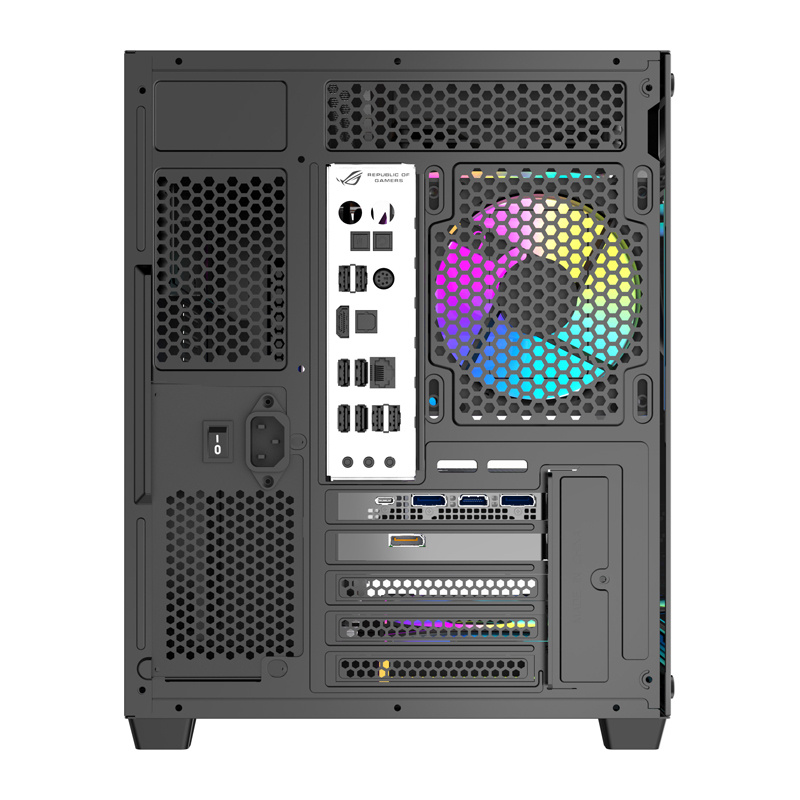 DarkFlash B275 PRO kućište za računalo (crno) + 6 ventilatora - Slika 6