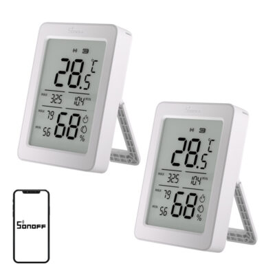 SONOFF ZigBee SNZB-02DR2 senzor temperature i vlage, 2-komada