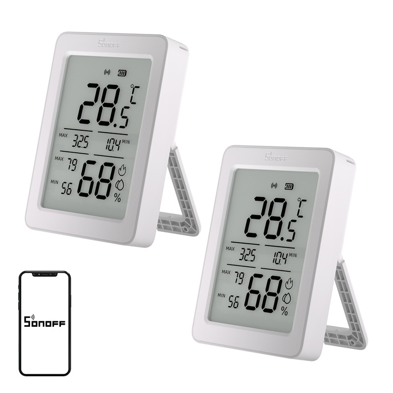 SONOFF ZigBee SNZB-02DR2 senzor temperature i vlage, 2-komada