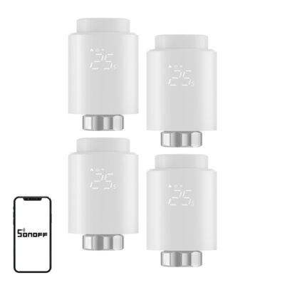 SONOFF ZigBee TRVZB termostatska glava, 4-komada