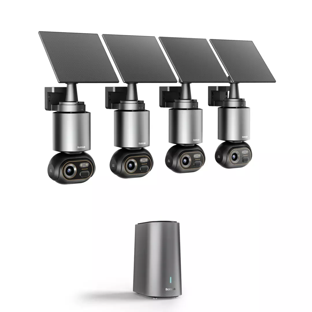 Botslab 4K Battery 4x Cam Kit W510 - Nadzorni sustav 4x kamera