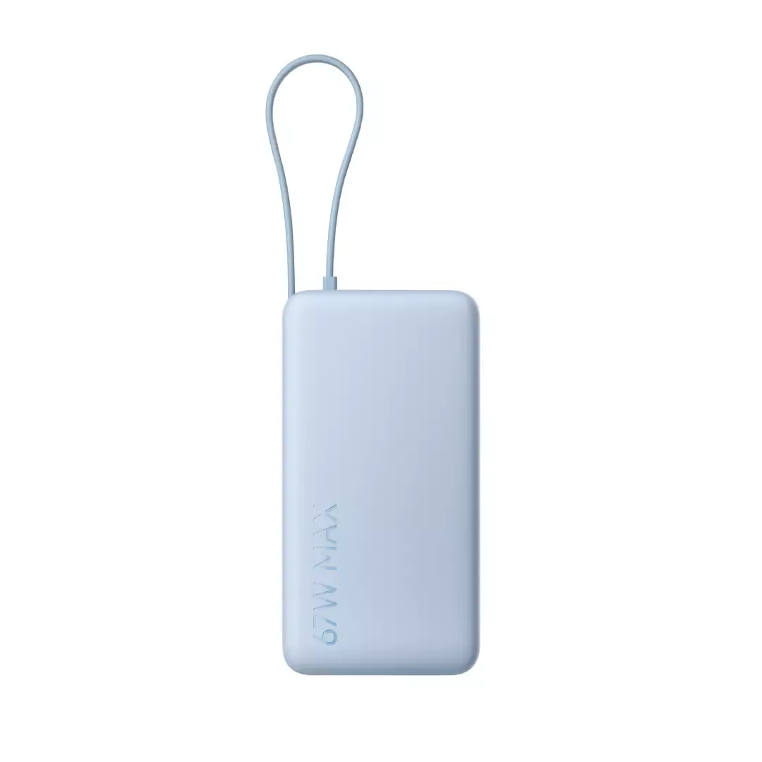 Xiaomi 67 W Power Bank 20000 mAh (Integrated Cable) Ice Blue - Prijenosni punjač