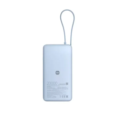 Alternative view of Xiaomi 67 W Power Bank 20000 mAh (Integrated Cable) Ice Blue - Prijenosni punjač