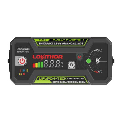 Alternative view of LOKITHOR J1350 Pro 25.6Wh Jump Starter