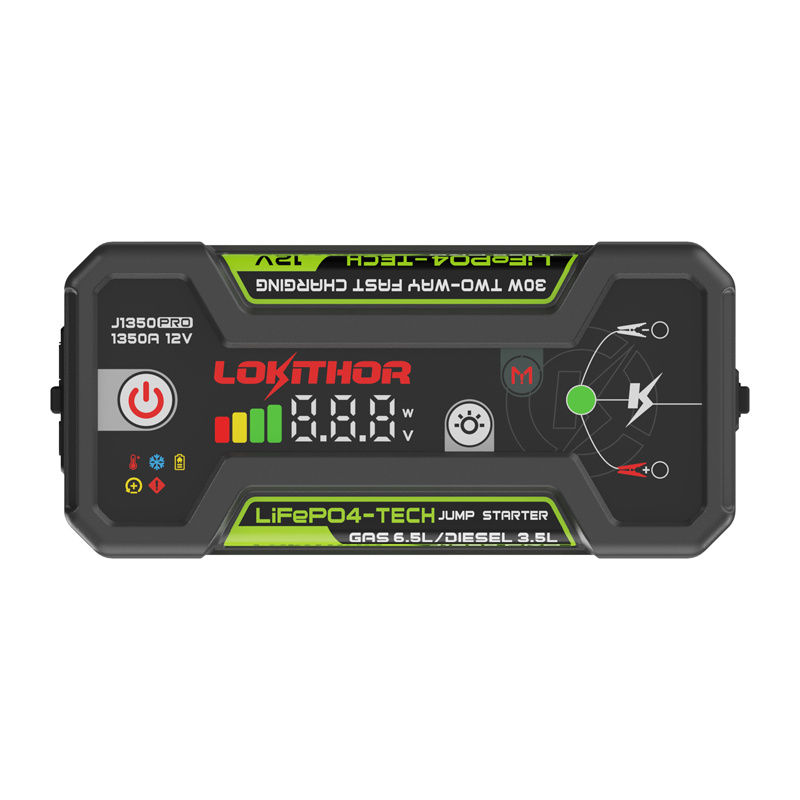 LOKITHOR J1350 Pro 25.6Wh Jump Starter - Slika 2
