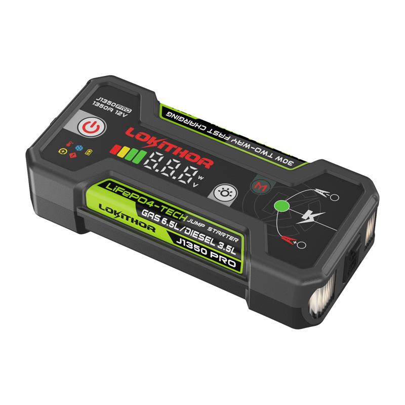 LOKITHOR J1350 Pro 25.6Wh Jump Starter - Slika 3