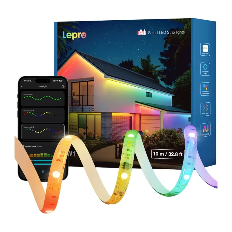 Lepro SW1 10m Wi-Fi Bluetooth RGBIC LED traka - Slika 2