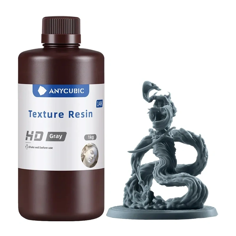 ANYCUBIC teksturna smola HD (siva)