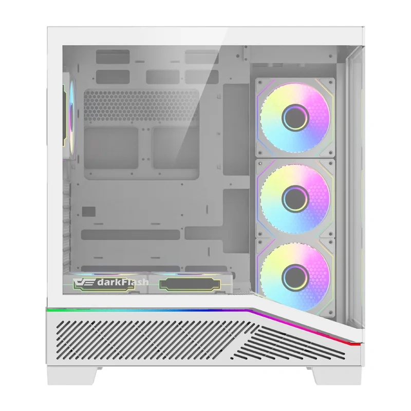 Računalna kućište Darkflash K430 + ventilatori (bijeli) - Slika 3