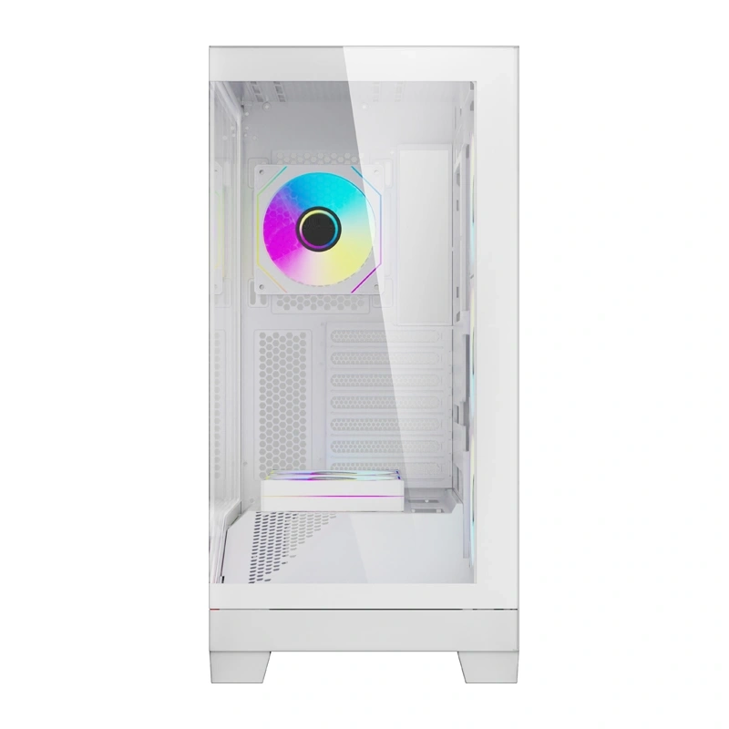 Računalna kućište Darkflash K430 + ventilatori (bijeli) - Slika 6