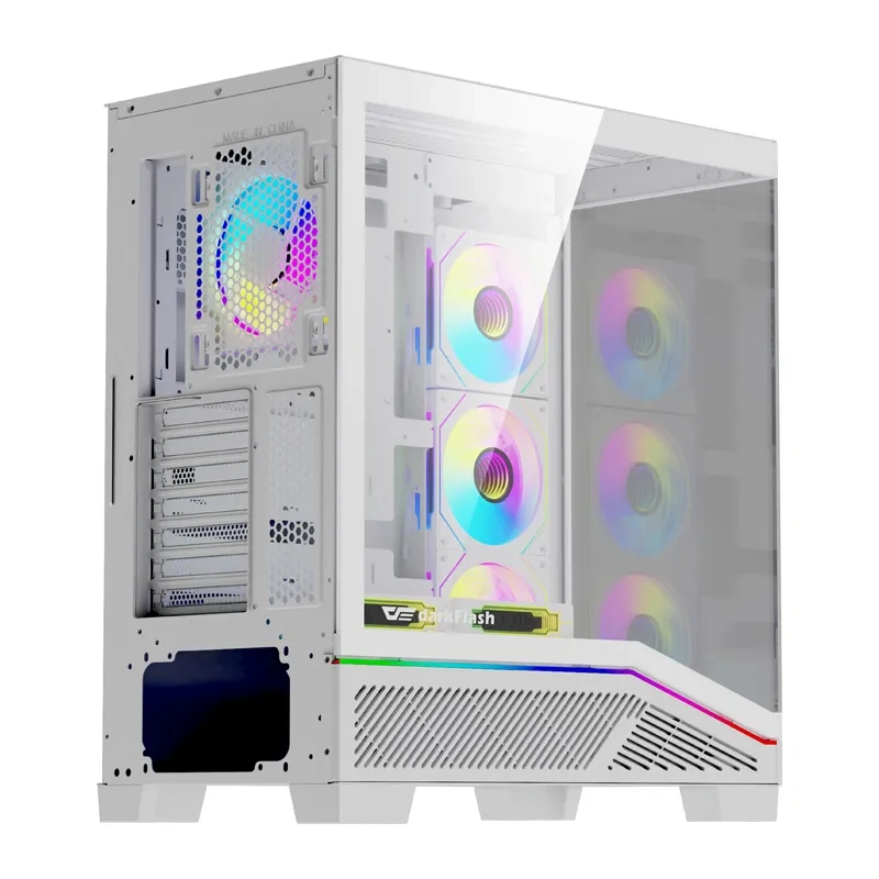 Računalna kućište Darkflash K430 + ventilatori (bijeli) - Slika 7