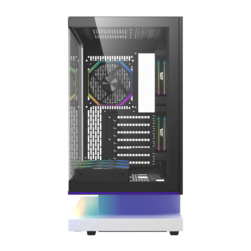 DarkFlash F1 ATX kućište za računalo + 6 ventilatora (bijelo) - Slika 13