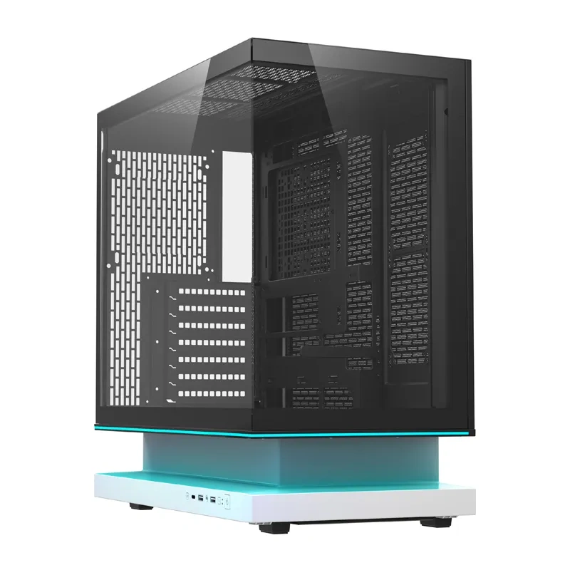 DarkFlash F1 ATX kućište za računalo + 6 ventilatora (bijelo) - Slika 3