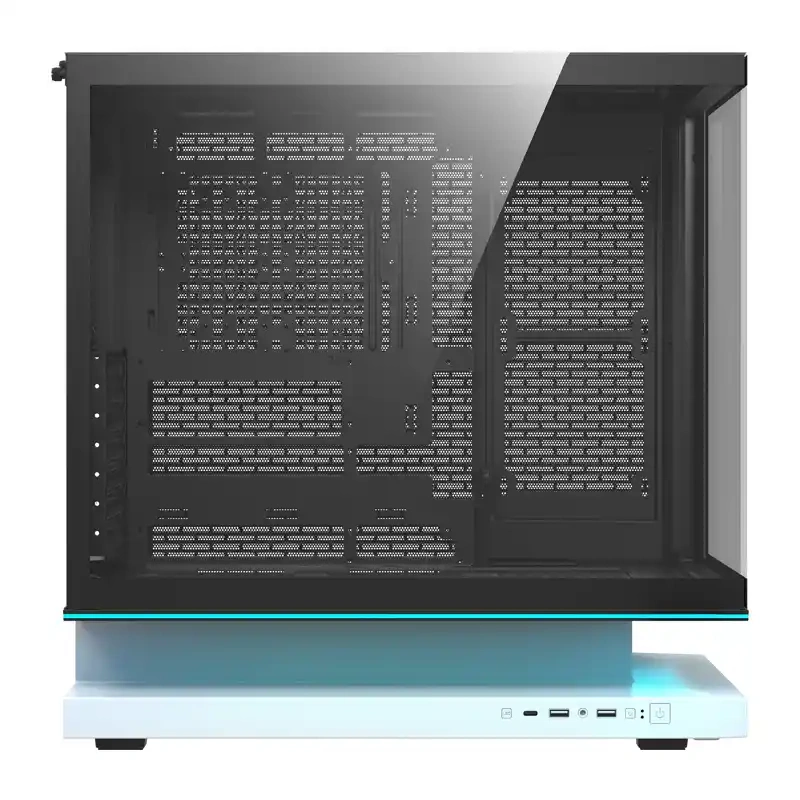 DarkFlash F1 ATX kućište za računalo + 6 ventilatora (bijelo) - Slika 4