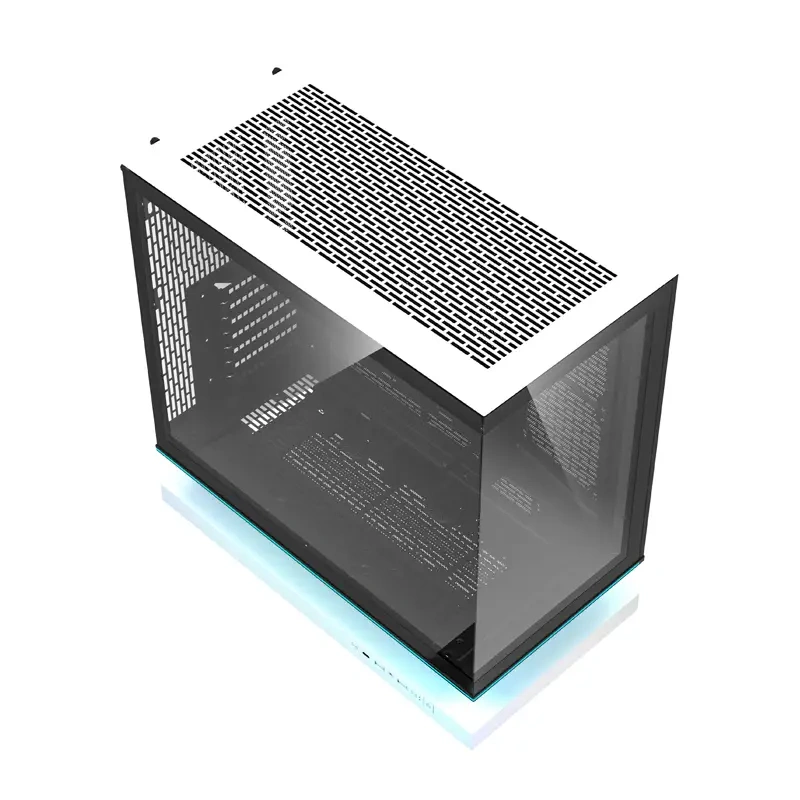 DarkFlash F1 ATX kućište za računalo + 6 ventilatora (bijelo) - Slika 8